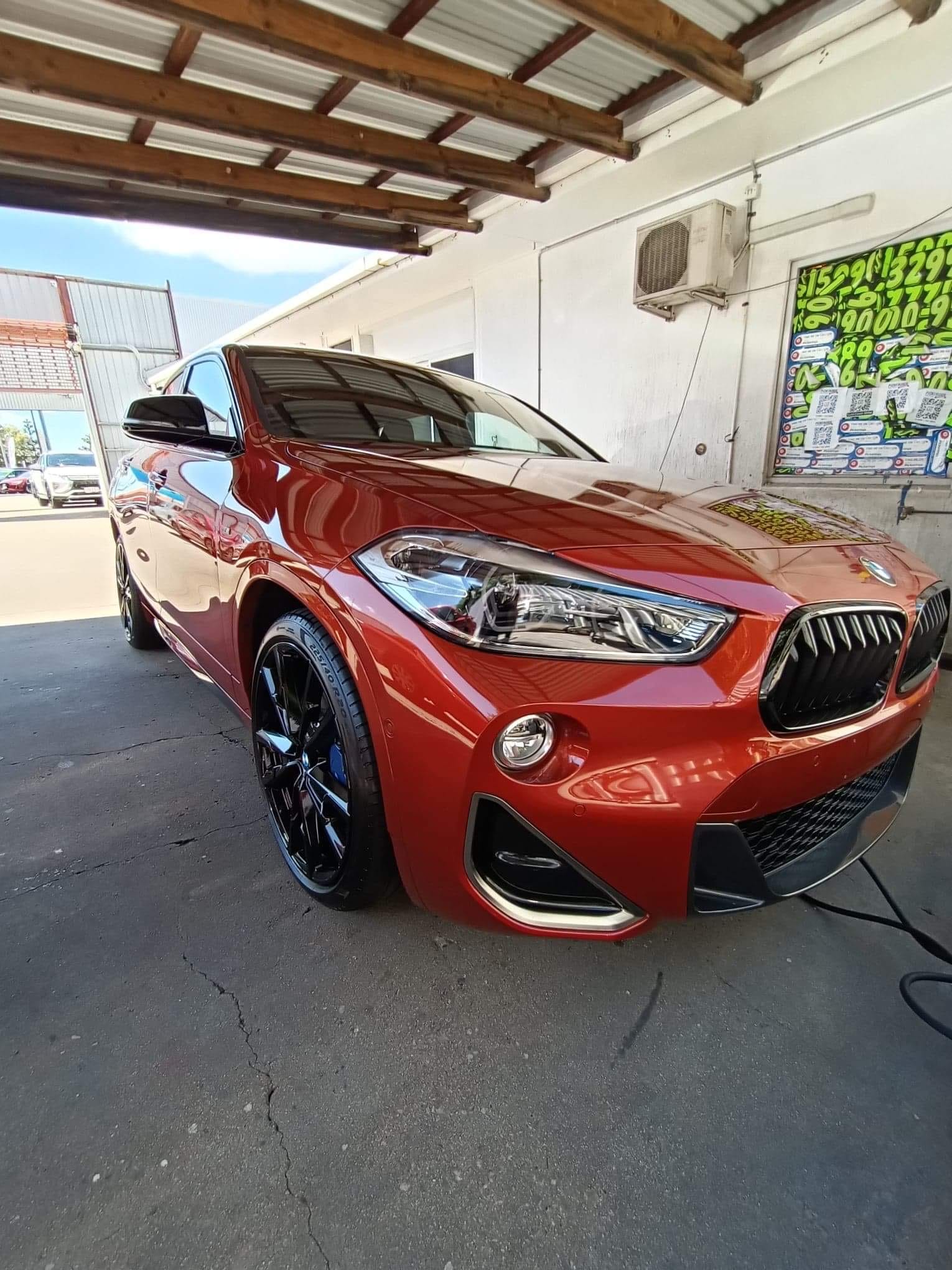 Ceramic coating water beading